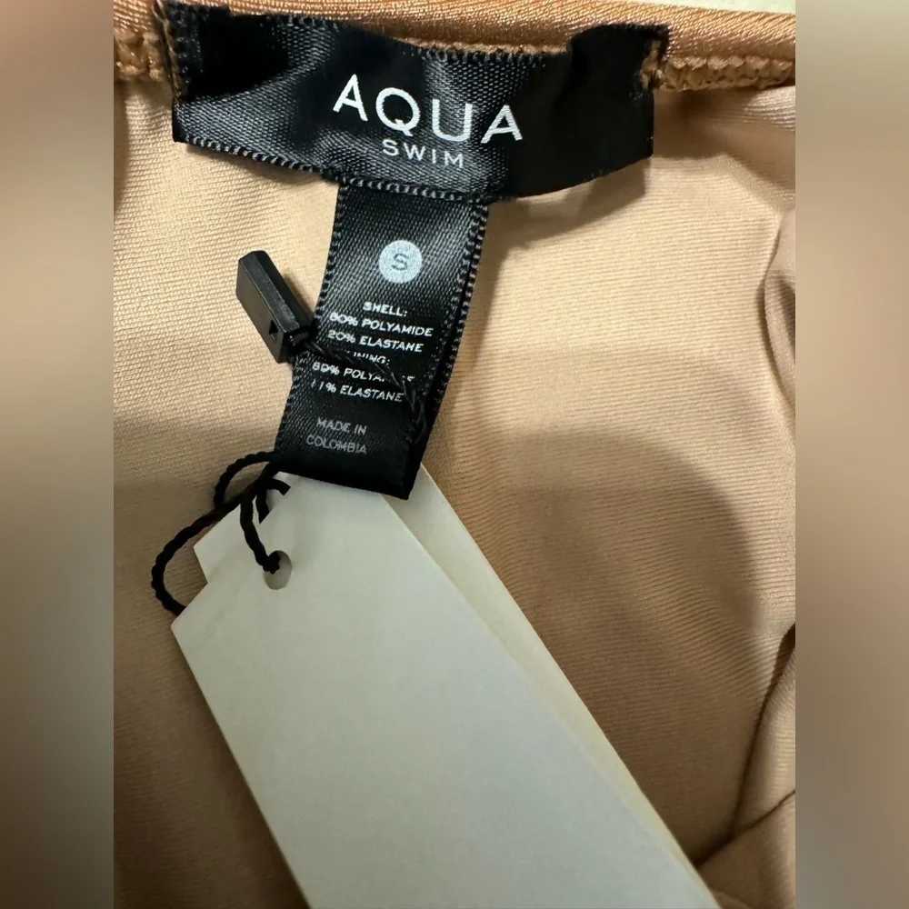 AQUA Swim
Metallic Ruched Underwire One Piece Swimsuit - 100% Exclusive - Picture 4 of 4